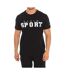 T-shirt Motif/style Vif Adulte Noir Plein Sport-1