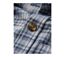 Chemise à carreaux Homme en Flanelle de Coton CH2003A Bleu/Gris (Challenger)-3