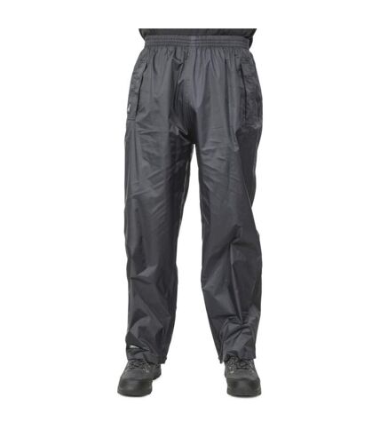 Trespass Adults Unisex Packa Packaway Waterproof Pants/Trousers (Black)