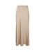 Jupe Mi-longue C Visos Femme Beige Boss-1