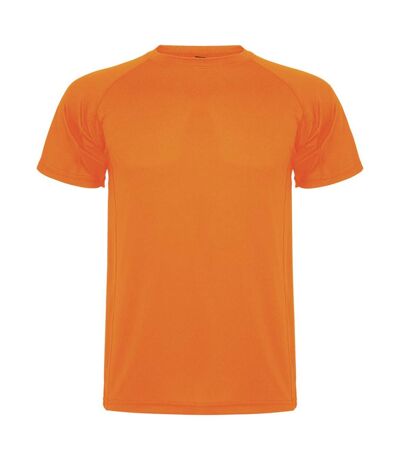 T-shirt montecarlo homme orange fluo Roly