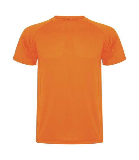 T-shirt montecarlo homme orange fluo Roly