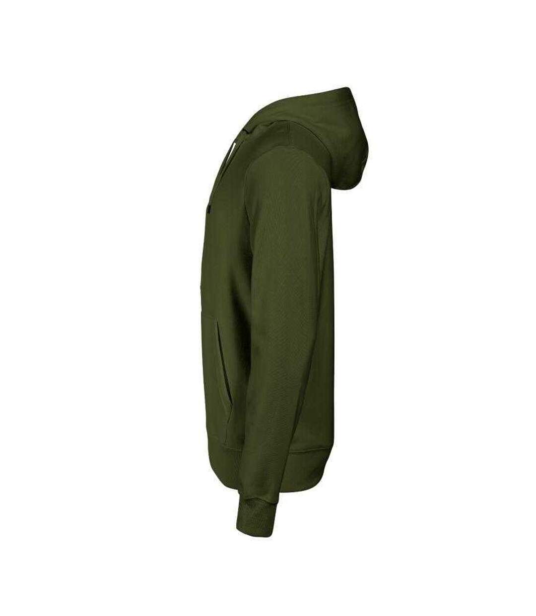 Mens Cape Hoodie Military Green Malfini-3