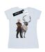 Disney Femme/Les femmes Frozen 2 Sven et Kristoff - T-shirt en coton (Blanc) - UTBI21699-1