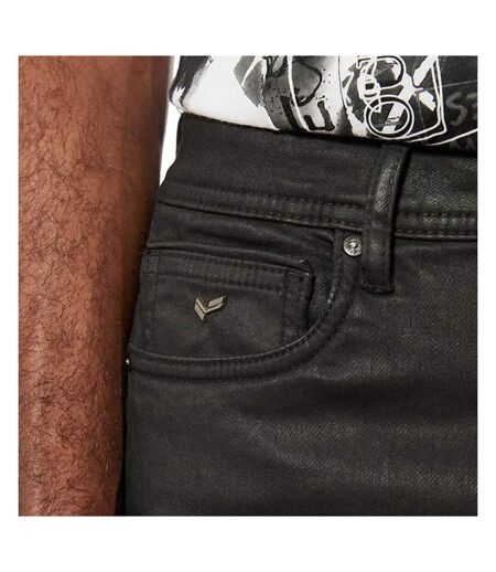 Jean Slim Enduit Noir Homme Kaporal Daxko - M