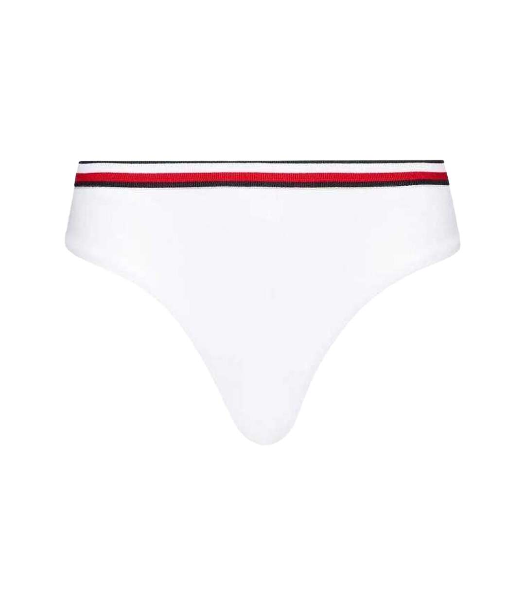 Bas De Maillot De Bain Motif/style Rayures Contrastées Femme Blanc Tommy Hilfiger-1
