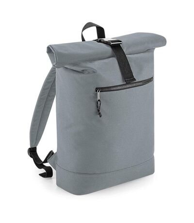 Sac à dos roll-top polyester recyclé - BG286 - gris