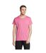 T-shirt Sprint Adulte Rose SOLS-2