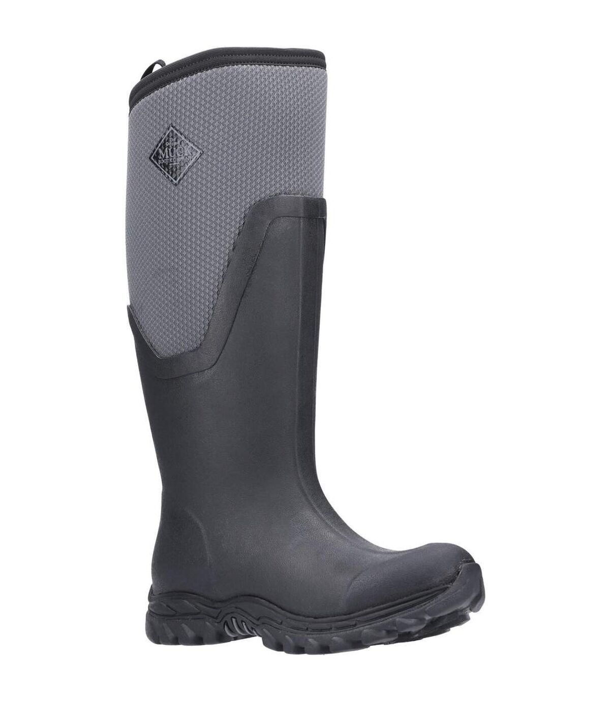 Muck Boots Womens/Ladies Arctic Sport Tall Pill On Wellie Boots (Black/Grey) - UTFS4289