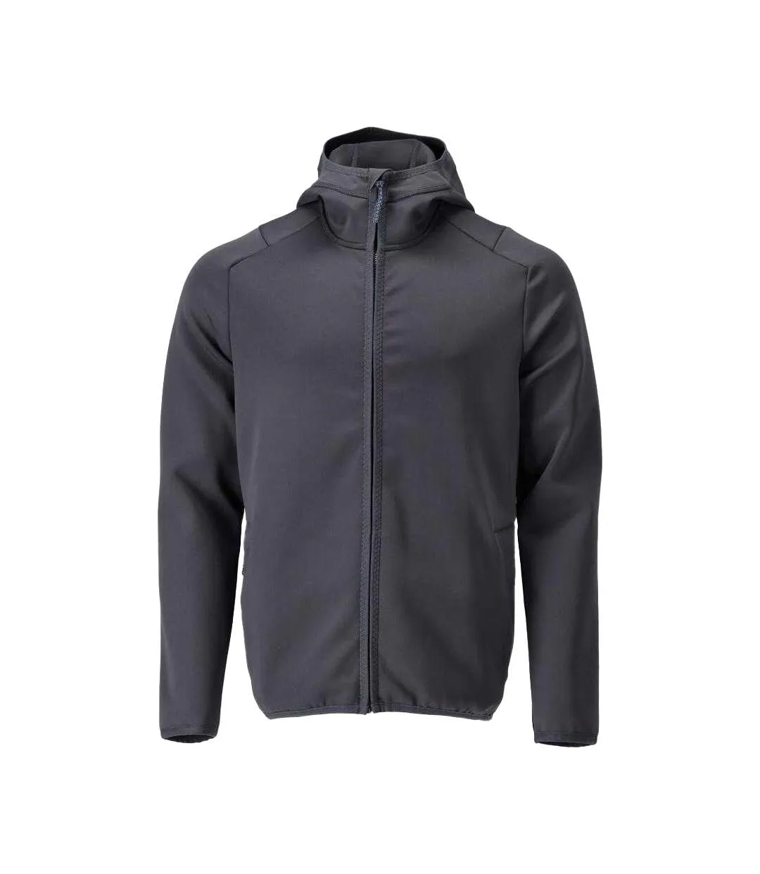 Mens Customised Hooded Fleece Jacket Dark Navy Mascot-1