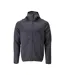 Mens Customised Hooded Fleece Jacket Dark Navy Mascot-1