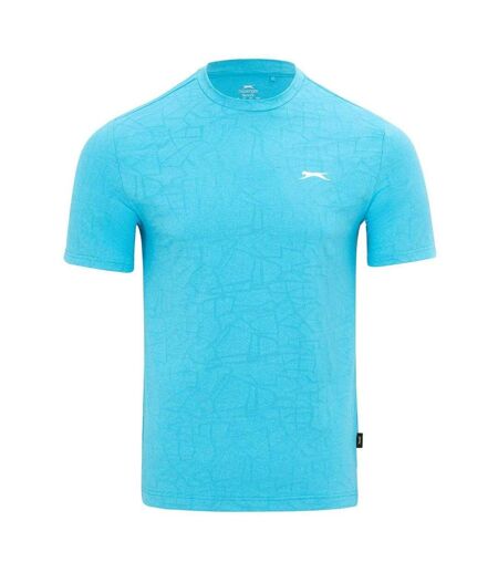 T-shirt Motif/style Logo Homme Bleu Slazenger