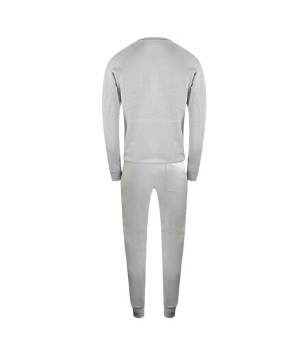 Mens Old School Crew Neck Tracksuit Grey Aquascutum