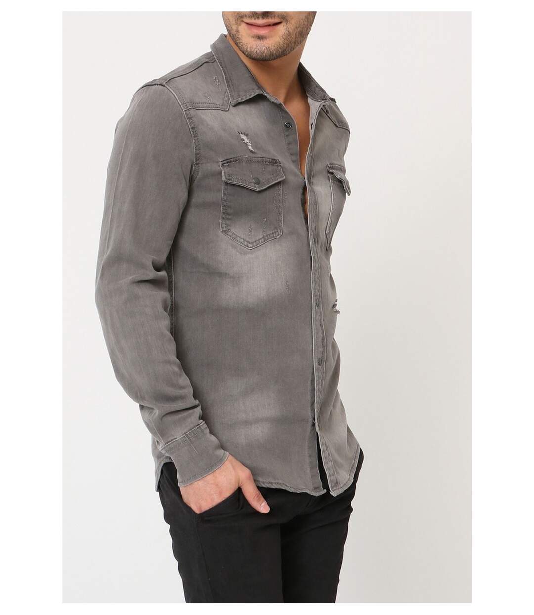 Chemise en jeans Slim Fit-2