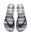 Tongs Motif/style À Rayures Bkirei Silk Fem Femme Noir Bleu Gris Ipanema-3