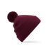 Bonnet Pom Pom Original Bordeaux Beechfield-1