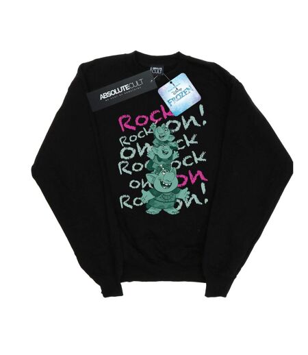 Disney Sweatshirt Frozen Trolls Rock On - Femmes/Dames (Noir) - UTBI19011