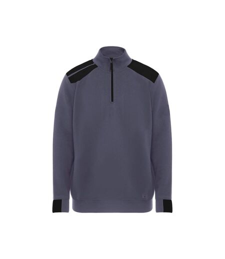 Sweat Troyer Maverick Adulte Plomb Noir Roly Workwear