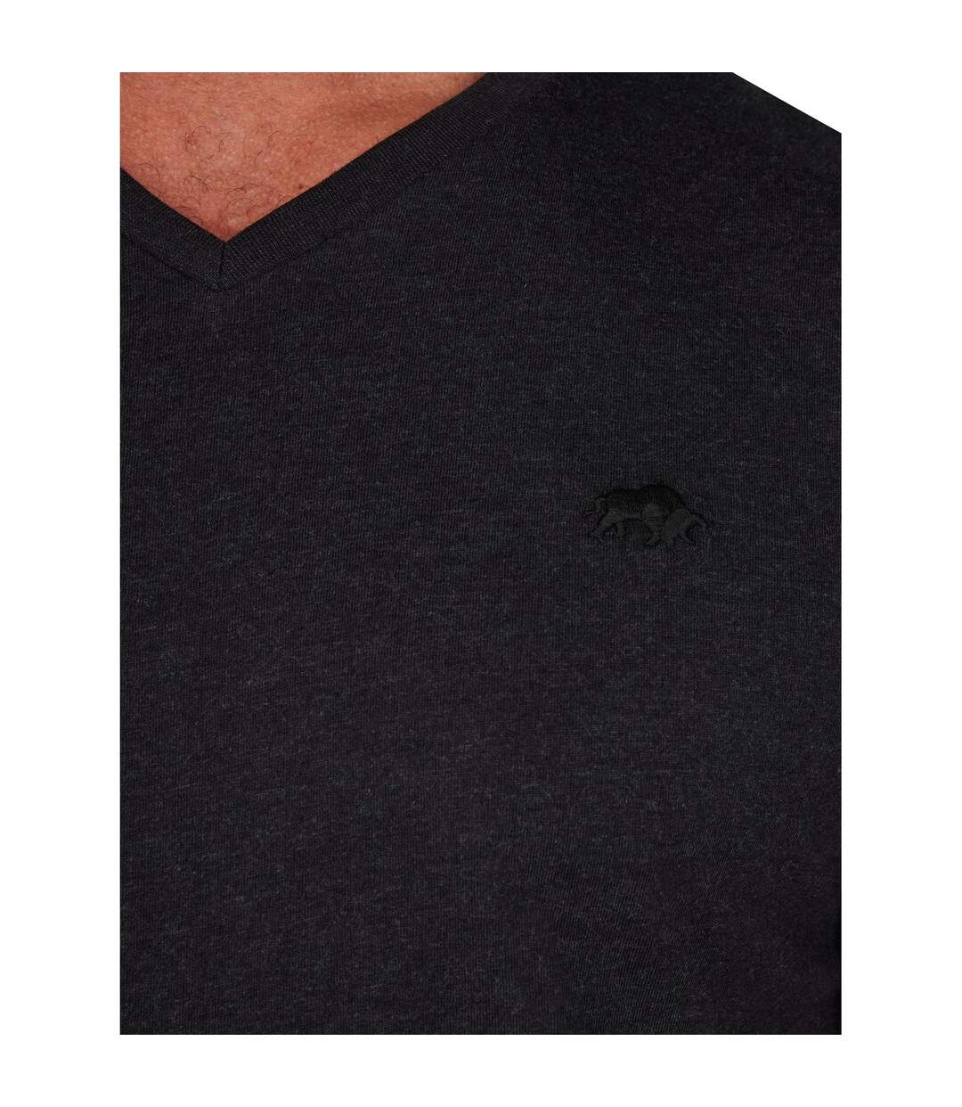 T-shirt Homme Noir Raging Bull-4