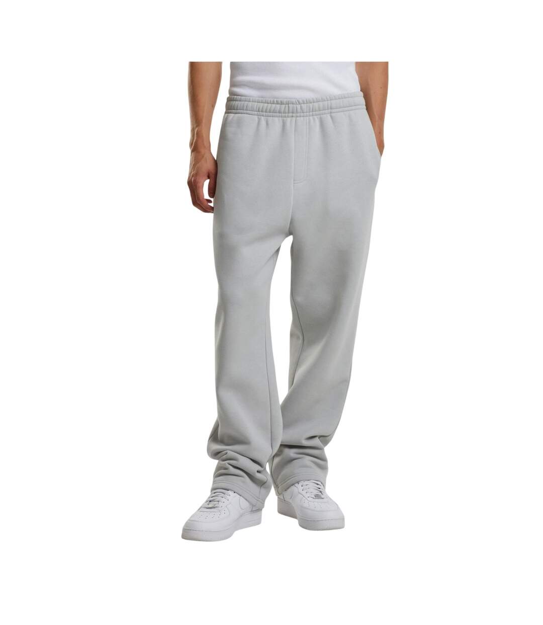 Bas De Jogging Molletonné Pour Hommes Asphalte Léger Build Your Brand-1