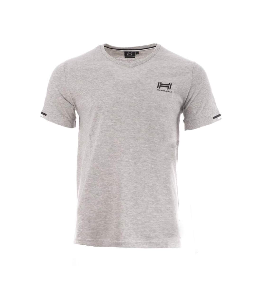 T-shirt Gris Homme Hungaria Donati - S