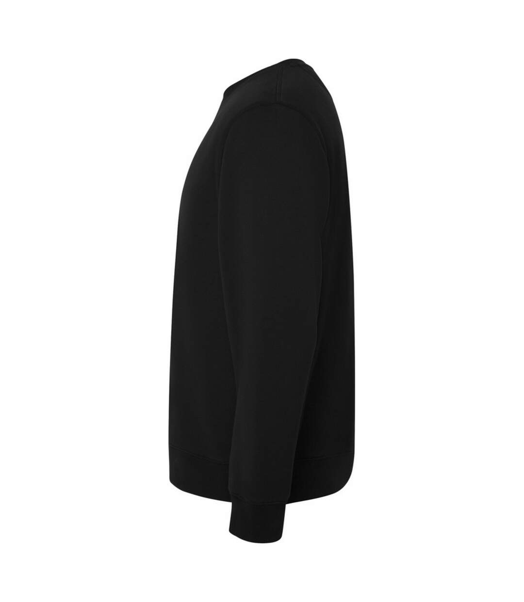 Unisex Adult Batian Crew Neck Sweatshirt Solid Black Roly-3