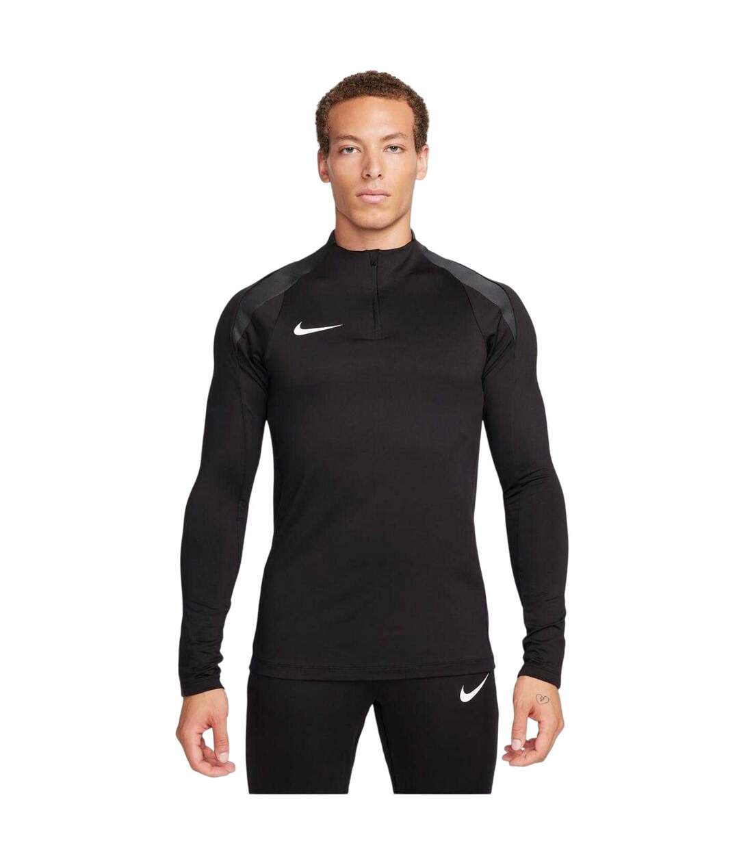 Mens Strike Drill Top Black White Nike-2