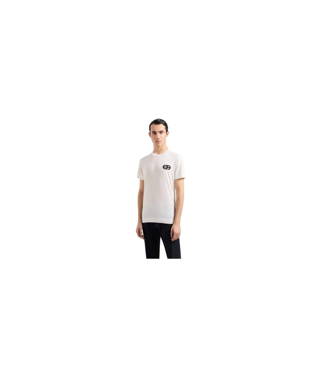 T-shirt Motif/style Aigle Homme Blanc Emporio Armani EA7-1
