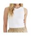 Débardeur Blanc Femme Dockers Rib Knit Tank - L