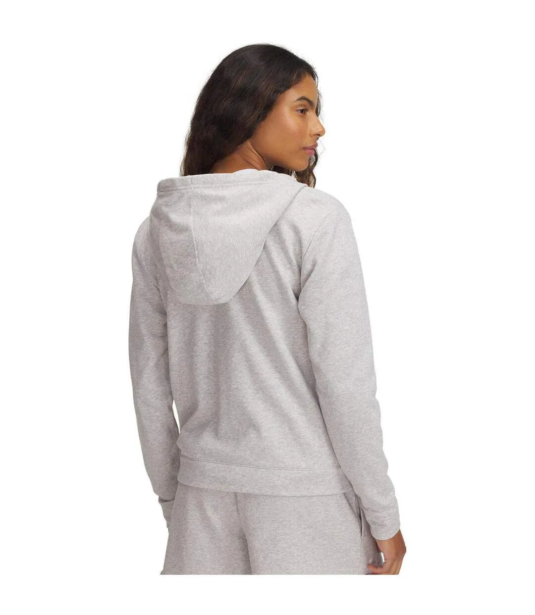 Veste À Capuche Manches Longues Rival Terry Femme Gris Under Armour-2