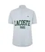 Mens Paris Lettering Regular Polo Shirt Blue Lacoste-1