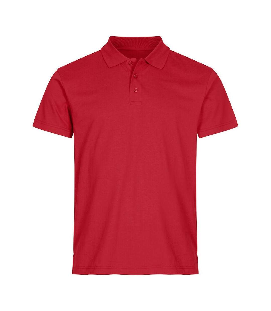 Unisex Adult Single Jersey Polo Shirt Black Clique-2