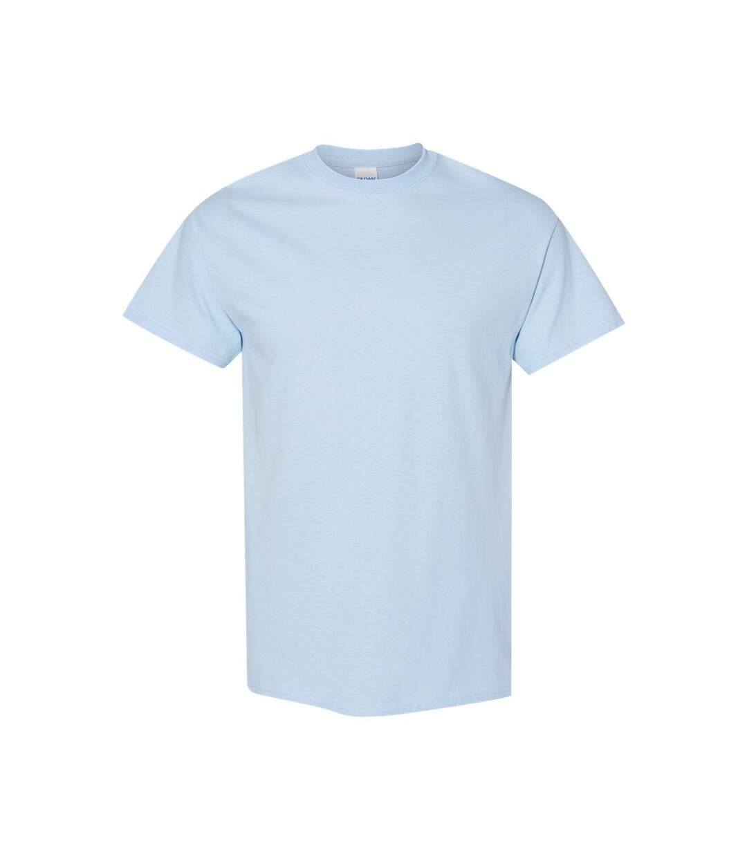 Mens Heavy Cotton T-shirt Light Blue Gildan-1