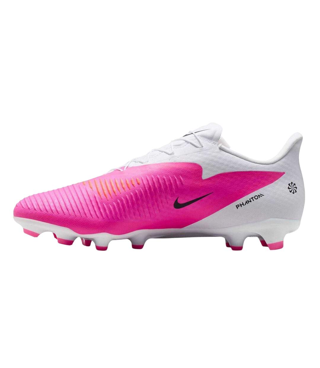 Chaussures De Foot Pour Terrain Ferme Motif/style Phantom Academy Homme Rose Blanc Noir Nike-3