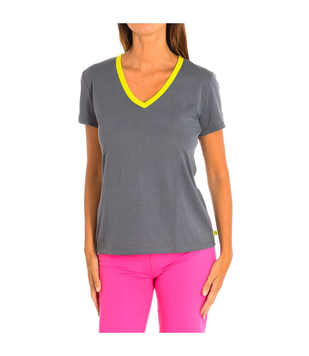 Women's sports t-shirt with sleeves Z1T00506