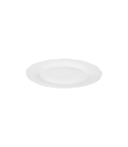 Lot de 6 Assiettes Plate Alma 26cm Blanc