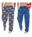 Pack Of 2  Mens Game For Life Game Controller Lounge Pants  Blue Grey Keanu-2