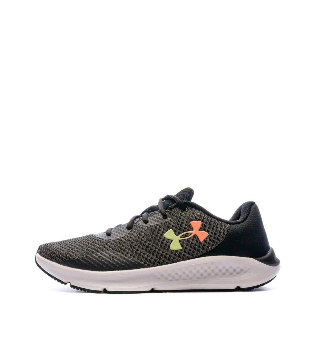 Chaussures de running gris foncé under armour charged pursuit 3-1