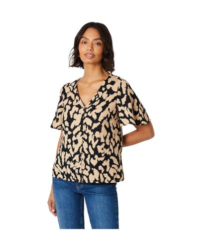 Blouse femme noir / beige Dorothy Perkins