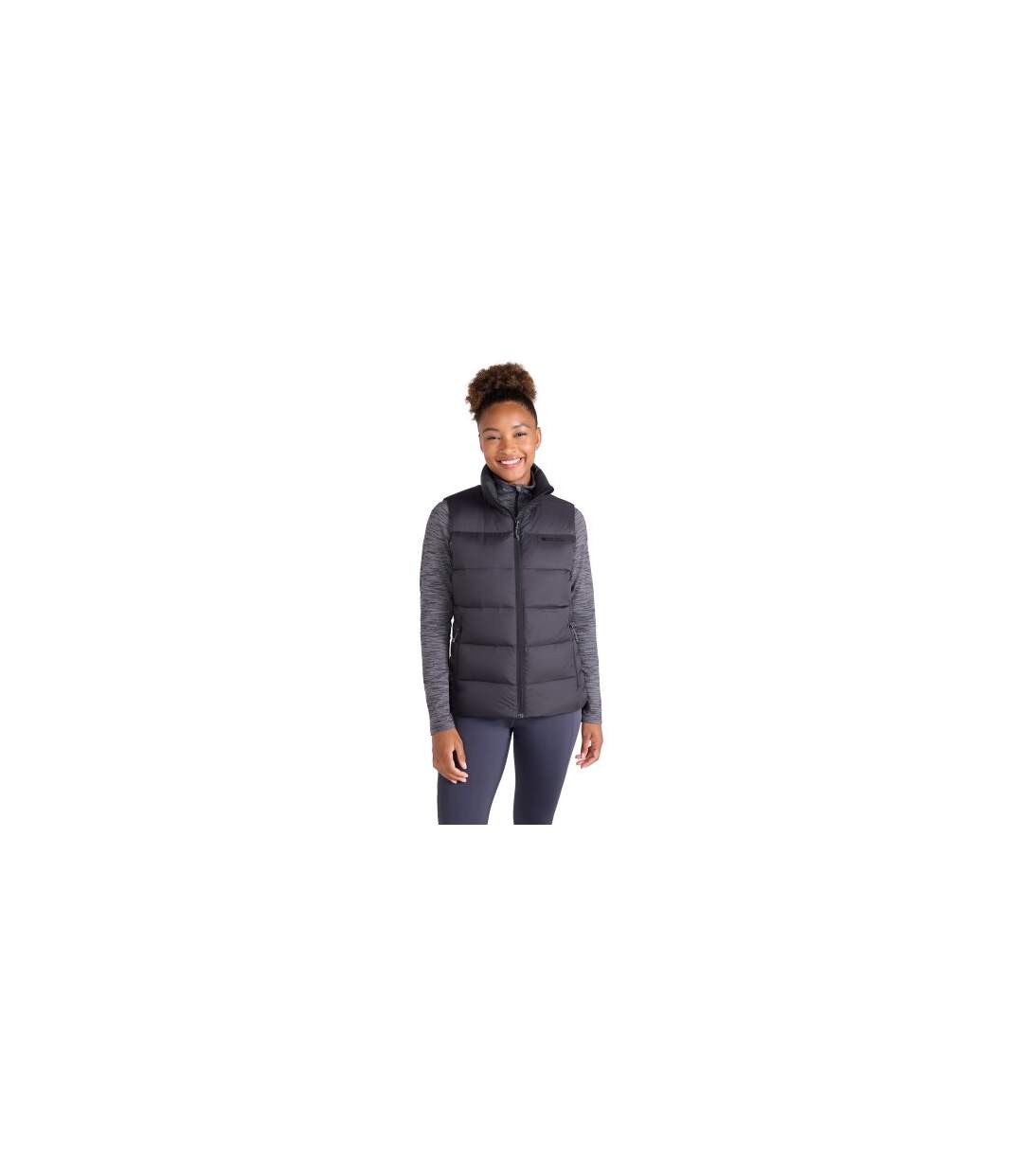 Womens/ladies Stratus Packable Gilet Black Mountain Warehouse-1