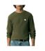Sweat vert homme calvin klein jeans waffle badgeses-1