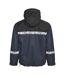Mens Progression Hi-vis Soft Shell Jacket Navy Black Projob-2