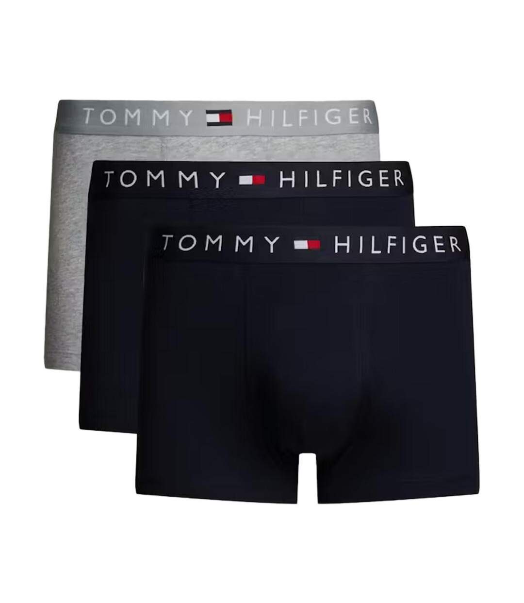 X3 boxers noir/gris homme tommy hilfiger um0um03181-1