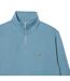 Mens Interlock Quarter Zip Sweatshirt Blue Lacoste-3