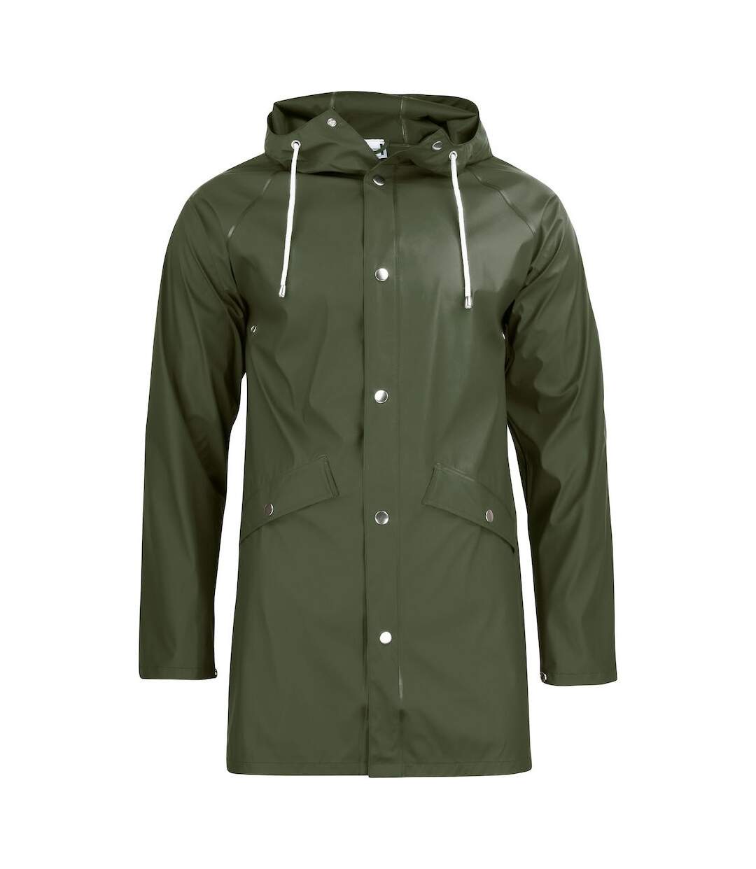 Unisex adult classic raincoat hunter green Clique