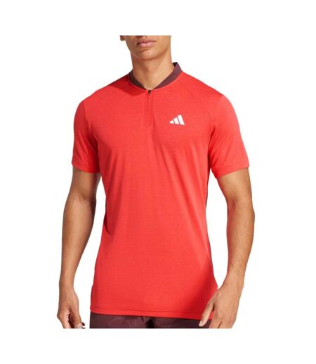 Polo rouge homme adidas jc9295