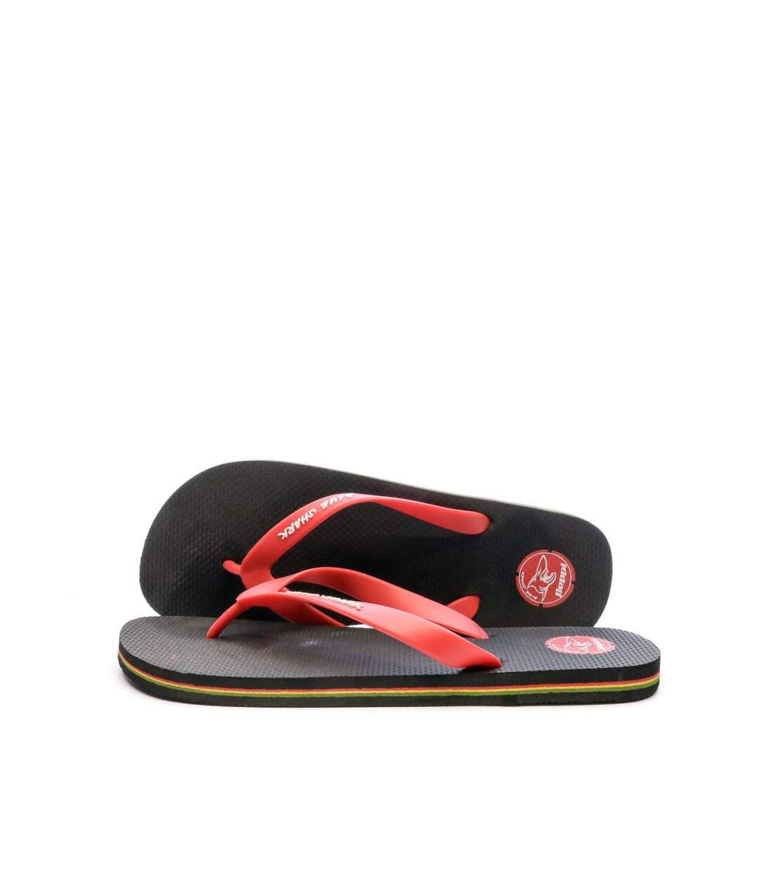 Tongs Noir/Rouge Homme Beppi Slipper - 40