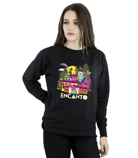 Disney - Sweat ENCANTO MANY HOUSES - Femme (Noir) - UTBI16775