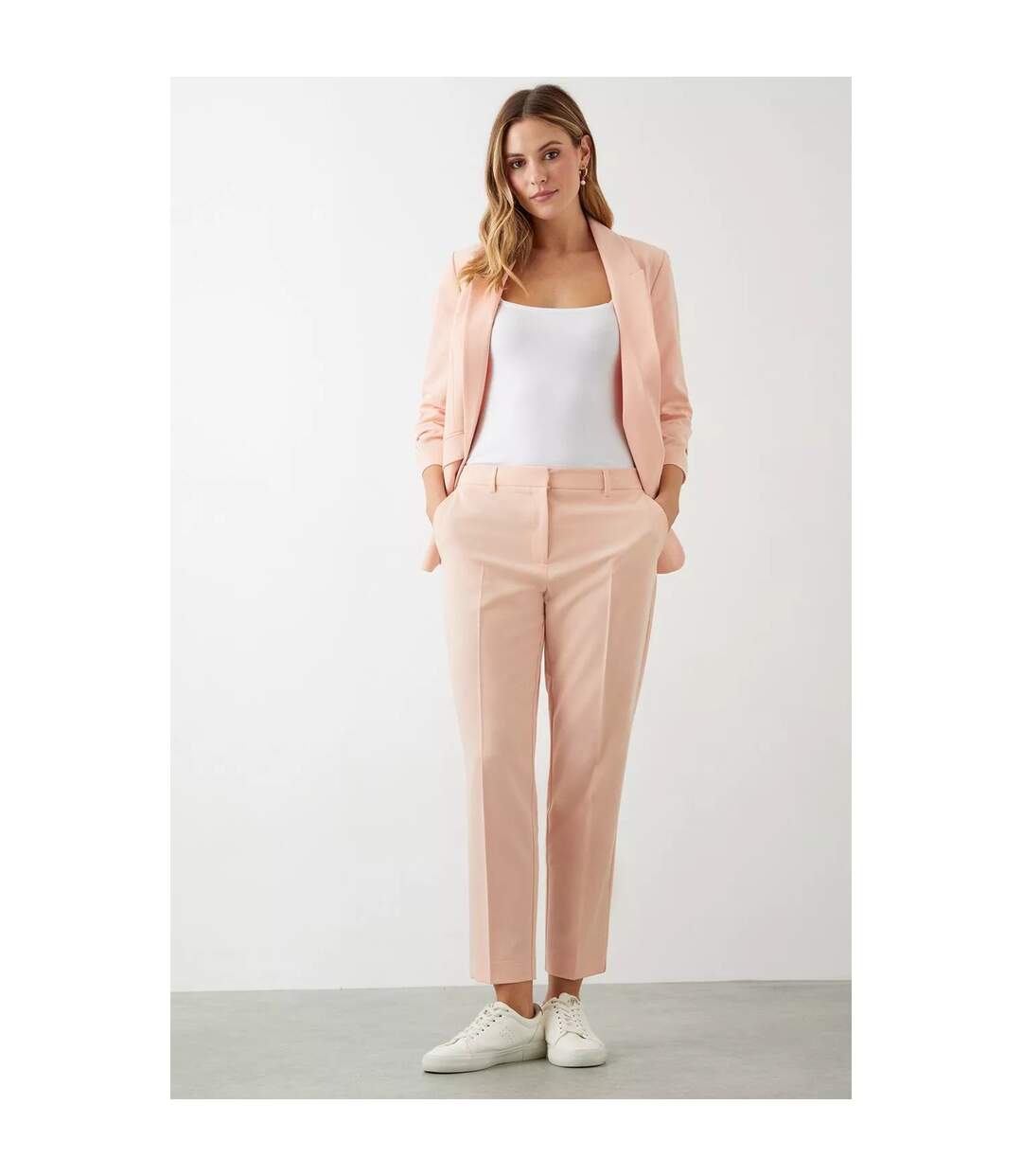 Pantalon 7/8 femme rose Dorothy Perkins-4