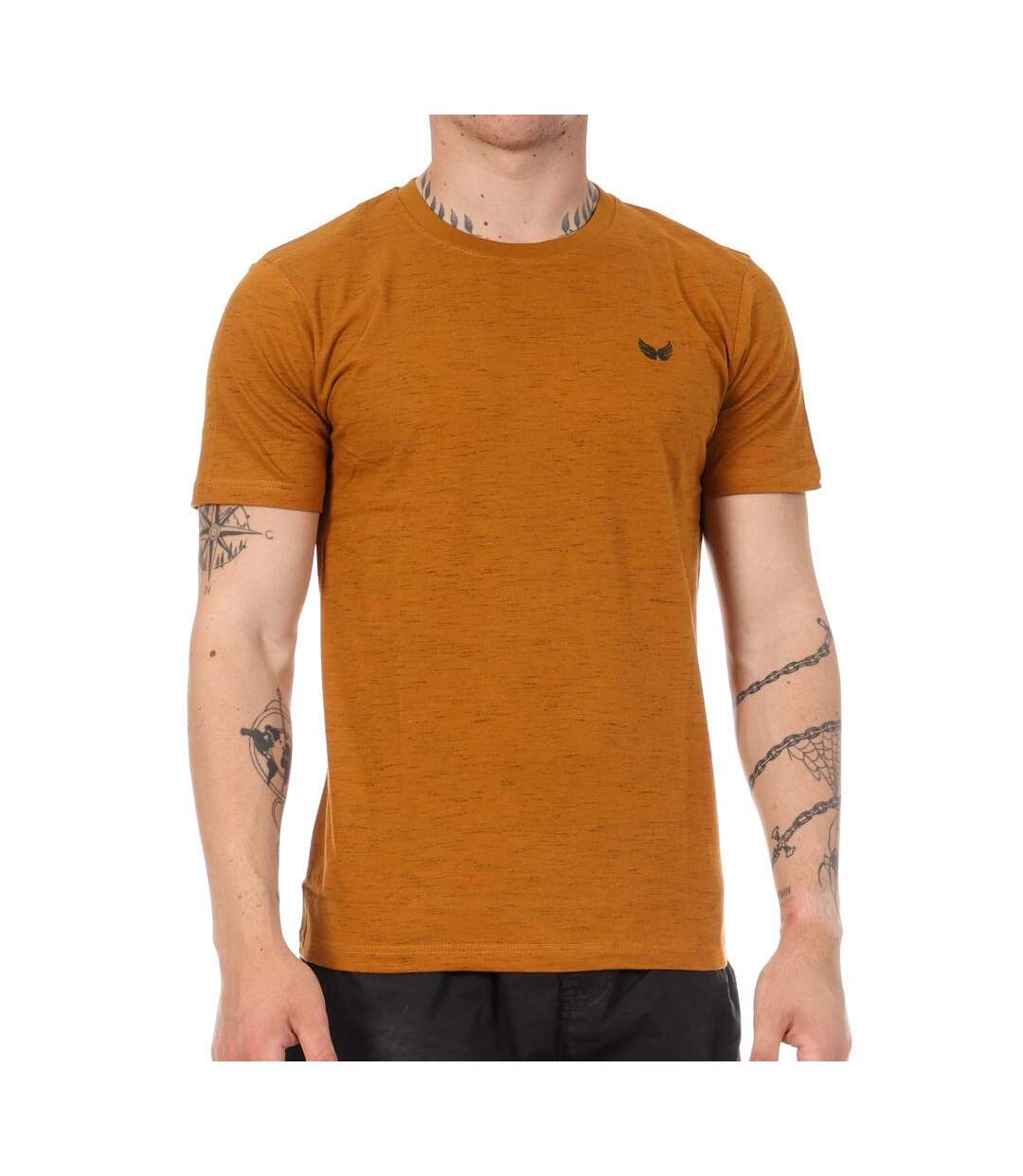 T-shirt marron homme kaporal meter-1